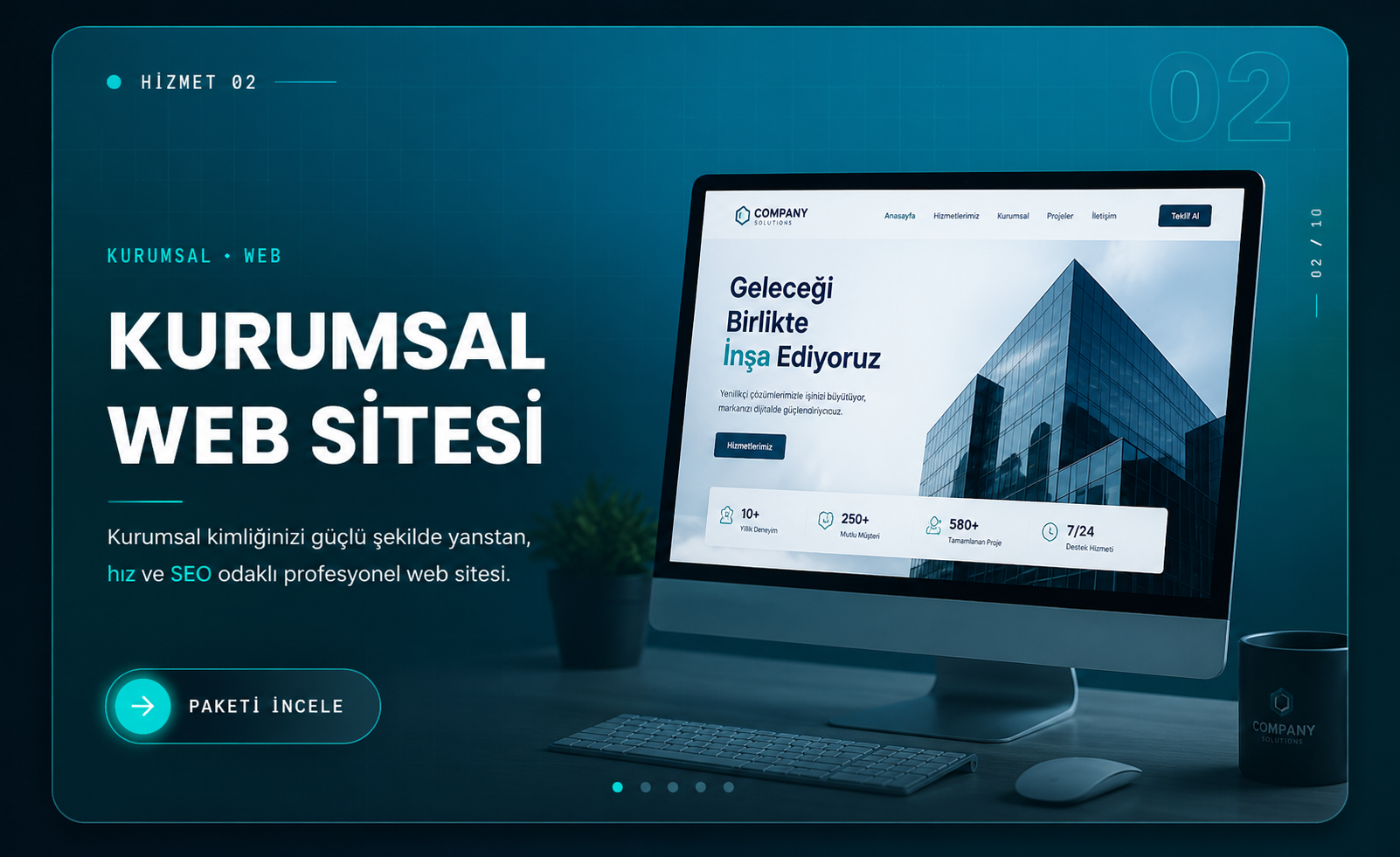 Kurumsal Web Sitesi hizmet paketi